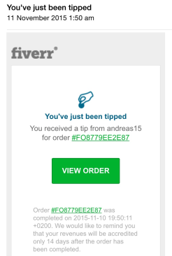 Tip from Fiverr